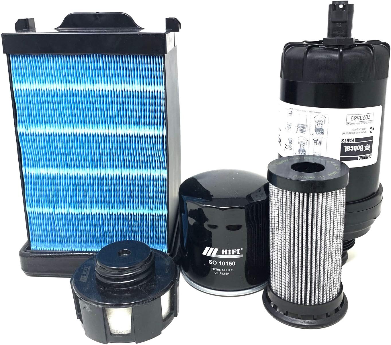 CFKIT 500/1500 Hour Filter Kit, Compatible with Bobcat S/T 400-600 Series Loaders, T4 Engines