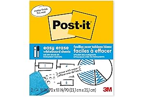 9.1x9.1 inch Easy Erase Permanent Marker Whiteboard Surface