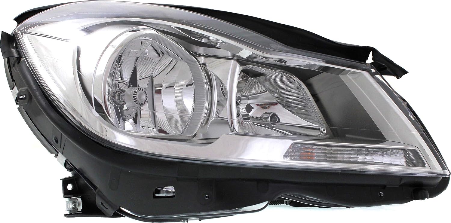 Garage-Pro Headlight Compatible with 2012-2014 Mercedes-Benz C-Class, Fits C250, C300, C350, C63 AMG Passenger Side Sedan