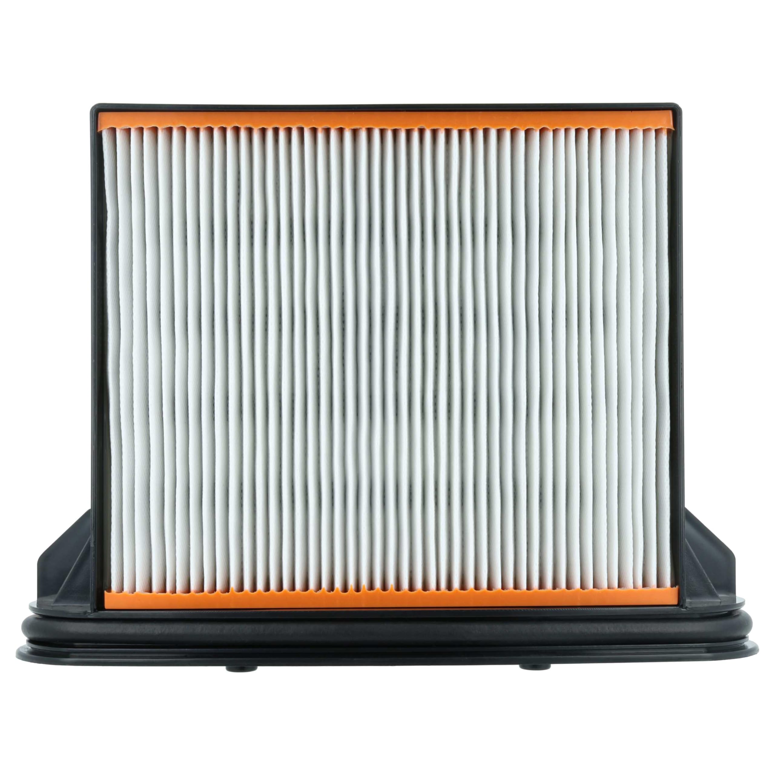 vhbw Filtro plisado plano H11 compatible con Starmix FK 4300 aspiradora industrial, seco y húmedo - Elemento filtrante