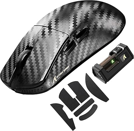 ATTACK SHARK R11 Ultra Ratón Gaming Inalámbrico 8000 Hz de Fibra de ...
