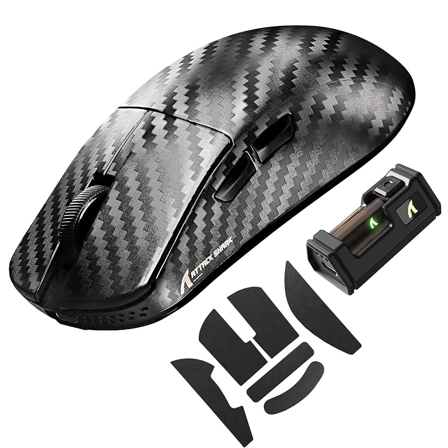 ATTACK SHARK R11 ULTRA カーボンファイバーゲーミングマウス R11 ULTRA 8K Wireless Mouse | 49g Carbon Fiber Shell