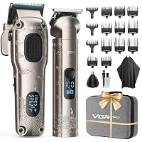 VGRPRO Set Tagliacapelli uomo professionale e Trimmer Capelli