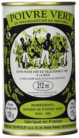 Madagascar Green Peppercorns in Brine - Pack 2