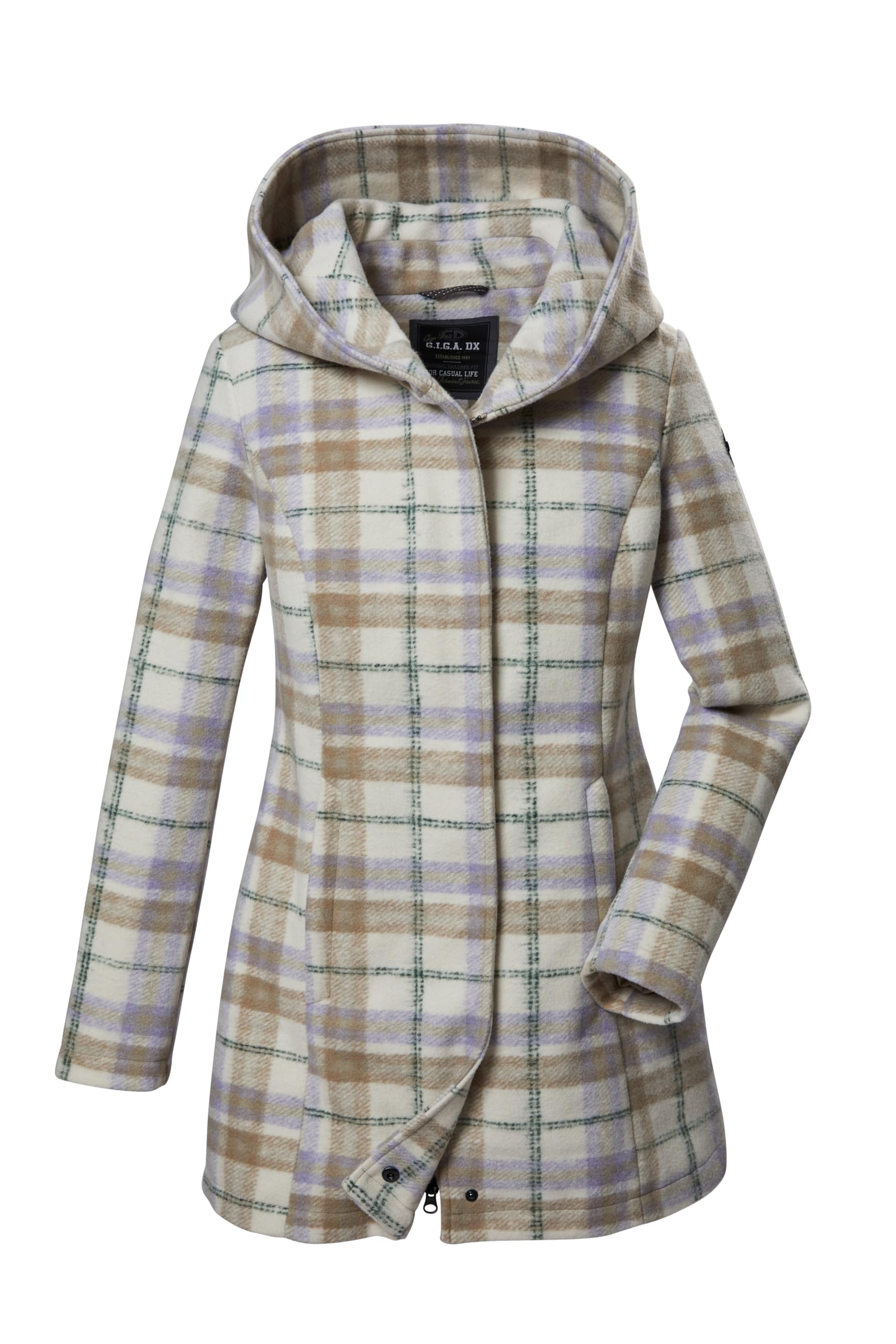 G.I.G.A. DX Women's Knitted Fleece Jacket with Hood GW 42 WMN KNTFLC JCKT, Light Beige, 42, 42455-000