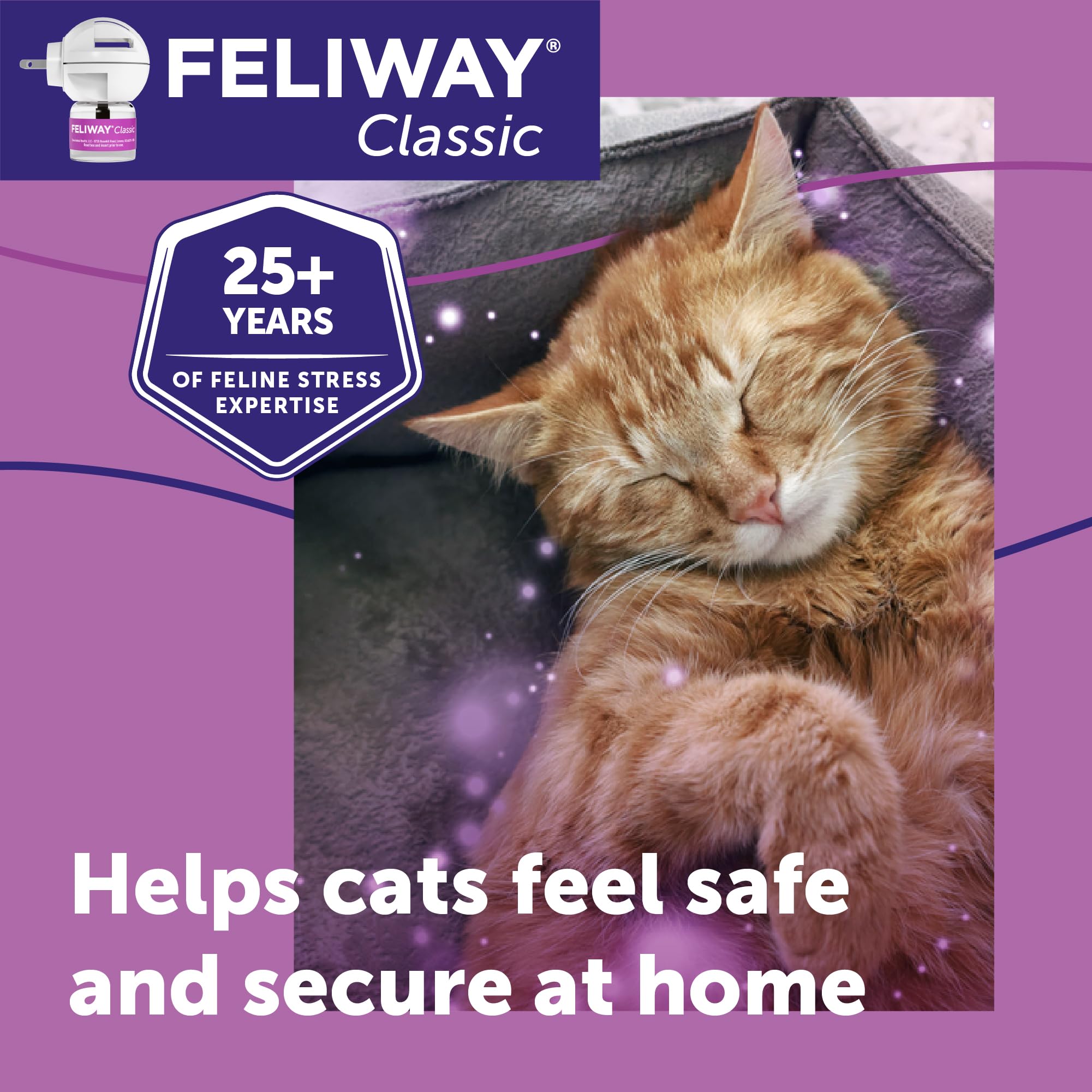 FELIWAY Classic 3 x 30 Day Cat Calming Refills for Pheromone Diffuser & Happy Snack Delicious Calming cat Treats (12-ct Chicken Flavor) - image 3