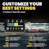 Vista 4 de PEDAL COMMANDER Controlador de respuesta del acelerador para Jeep Cherokee 2014-2023 - Plug-and-Play, 4 modos de conducción, control de aplicación
