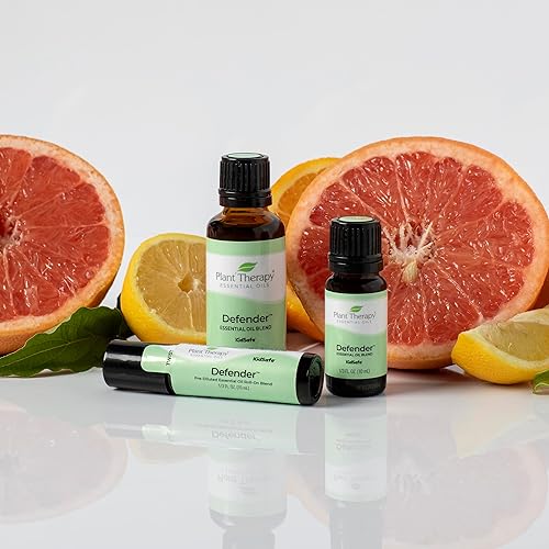 Miniatura 5 de Plant Therapy Defender Blend 10 mL (13 oz) 100% pura mezcla roll-on prediluida de aceites esenciales estimulantes e inmunológicos
