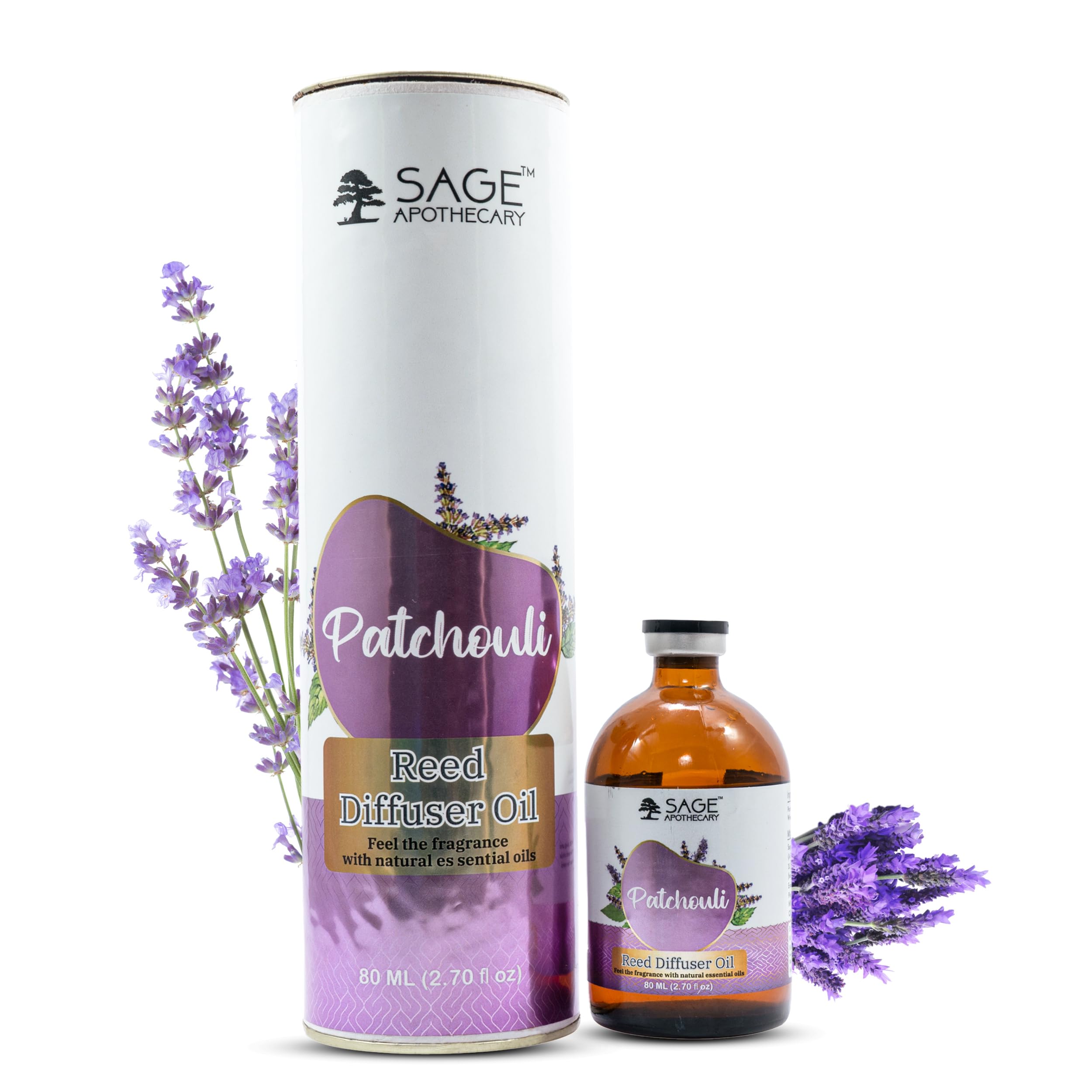 Sage Apothecary Patchouli Reed Diffuser Oil for Aromatherapy, Homely Fragrance Relax Calm Mood,Diffuser Oils ? 80Ml (B0B3TMZ5BW) Amazon Price History, Amazon Price Tracker