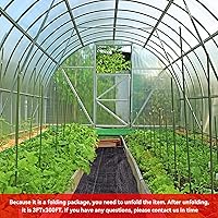 Vista 3 de Tela resistente para paisajismo, 3 x 300 pies, barrera contra malezas, cubierta para el suelo para el jardín, tela para controlar las malezas, tela