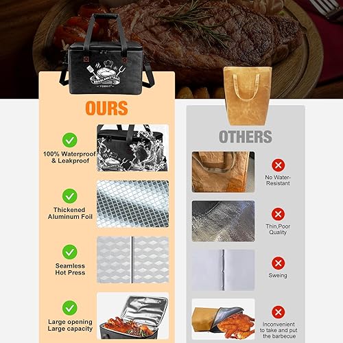 Miniatura 6 de Manta de barbacoa para descansar carne, bolsa de descanso reutilizable para carne, bolsa de descanso de pechuga de carne, manta de carne para