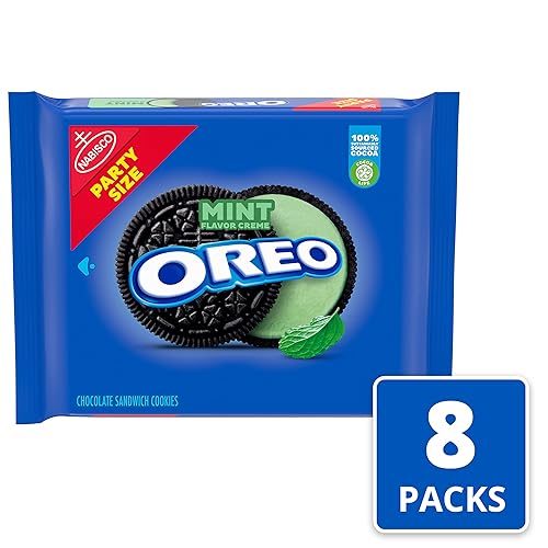 Vista 192 de OREO Galletas de sándwich dorado Double Stuf, 20 paquetes de aperitivos de tamaño King