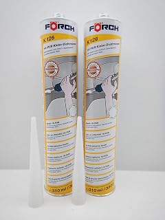 FORCH K126 - Adhesivo para sellado, 1 K, color blanco