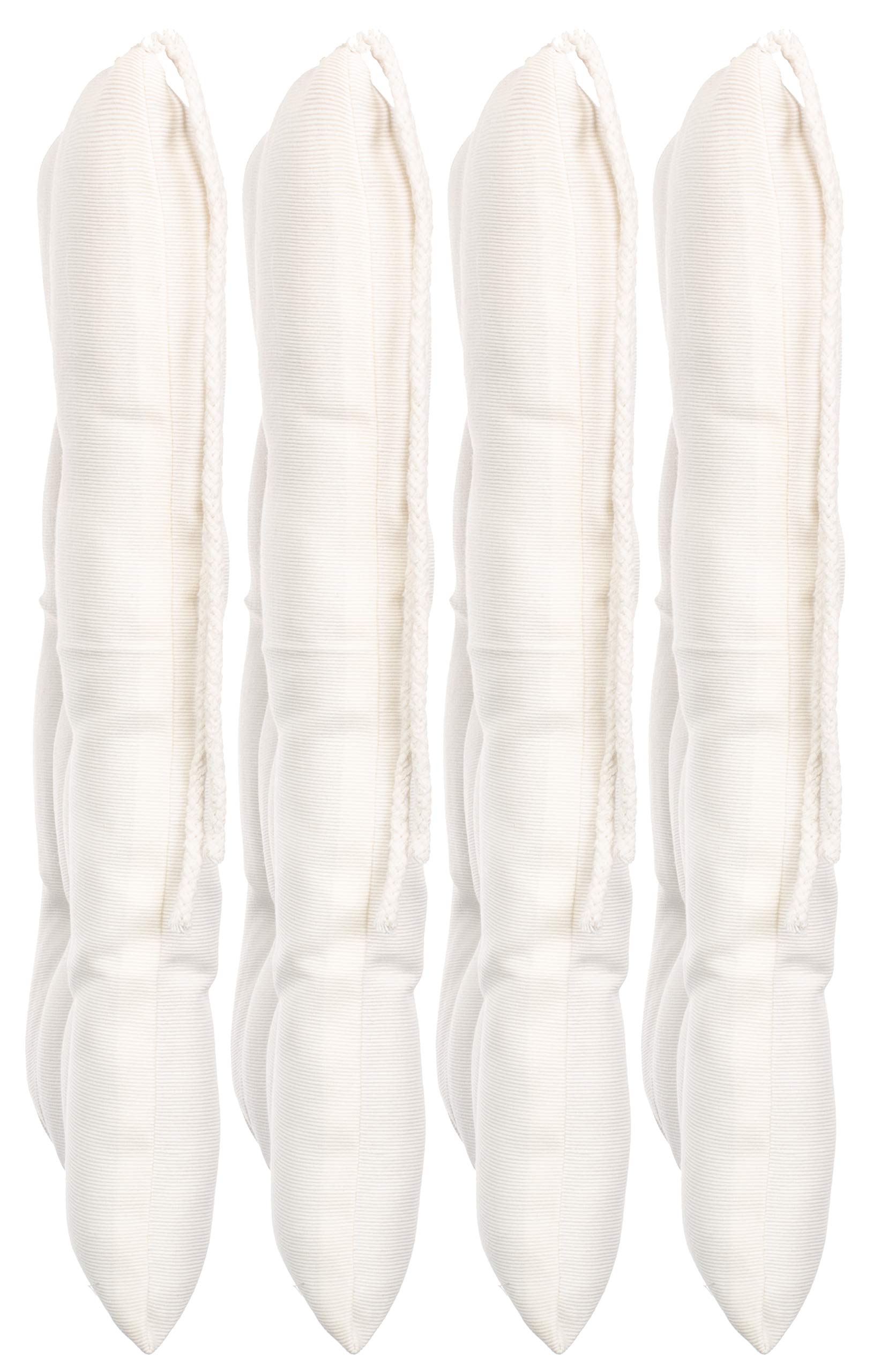 Cuscini Per Sedie Cuscini Sedia Con Fascia Elastica (set Da 6) Fantasia Cuori Imbottito Sfoderabili 40x40 (Marrone Cuscino Sedia - Foto 6