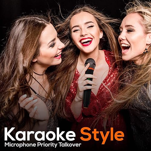 Miniatura 3 de Pyle PSBT105A - Altavoz PA portátil Bluetooth de 1000 W, subwoofer de 10 pulgadas, micrófono inalámbrico UHF, MP3USBSD, batería recargable, luces