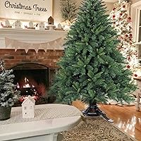 Vista 6 de Roowest Soporte de árbol de Navidad para árbol vivo, base de árbol de Navidad real, soportes de metal verde oscuro para árbol de Navidad