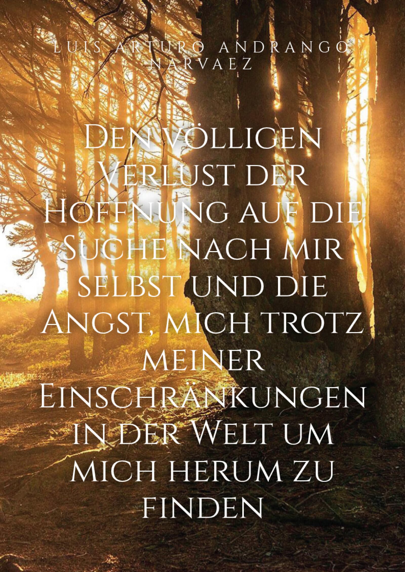 Den völligen Verlust der Hoffnung auf die Suche nach mir selbst und die Angst, mich trotz meiner Einschränkungen in der Welt um mich herum zu finden