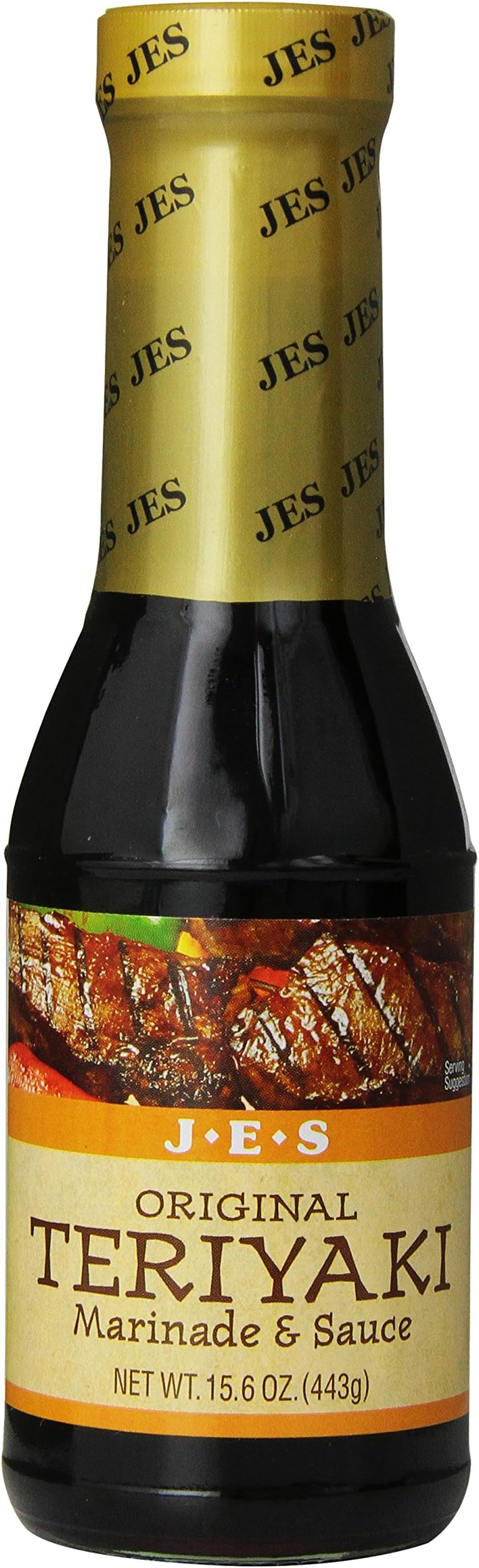 JES Teriyaki Marinade & Sauce - Original, 15.6-Ounce Bottle (Pack of 3)