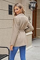 Vista 5 de JASAMBAC Womens Blazers for Work Lapel Open Front Long Sleeve Suit Jackets Work Jacket for Business Lady