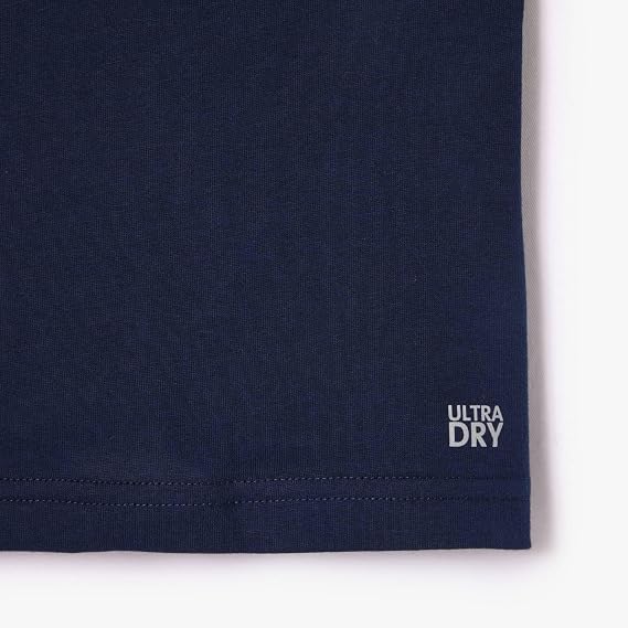 Lacoste Men's TH2042 T-Shirt Crew Neck Men's Logo Print Tee Regular Fit