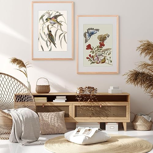 Miniatura 7 de Marco de fotos de madera maciza de 12 x 16 pulgadas, marco de fotos de madera de roble, marco de póster de boda, marco de pintura al óleo, marco de