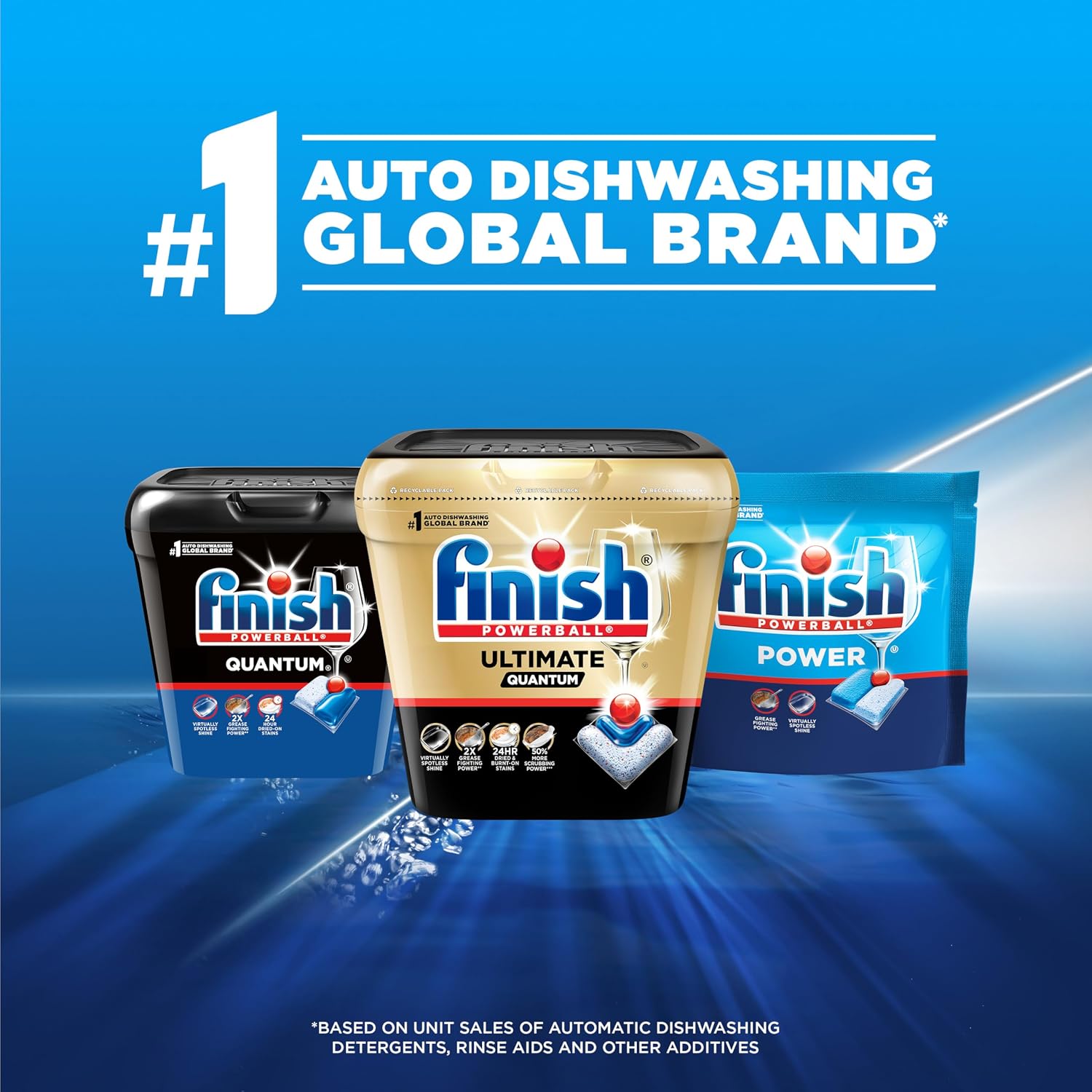Finish Power Dishwasher Pods, No Pre-Rinse - Image 7