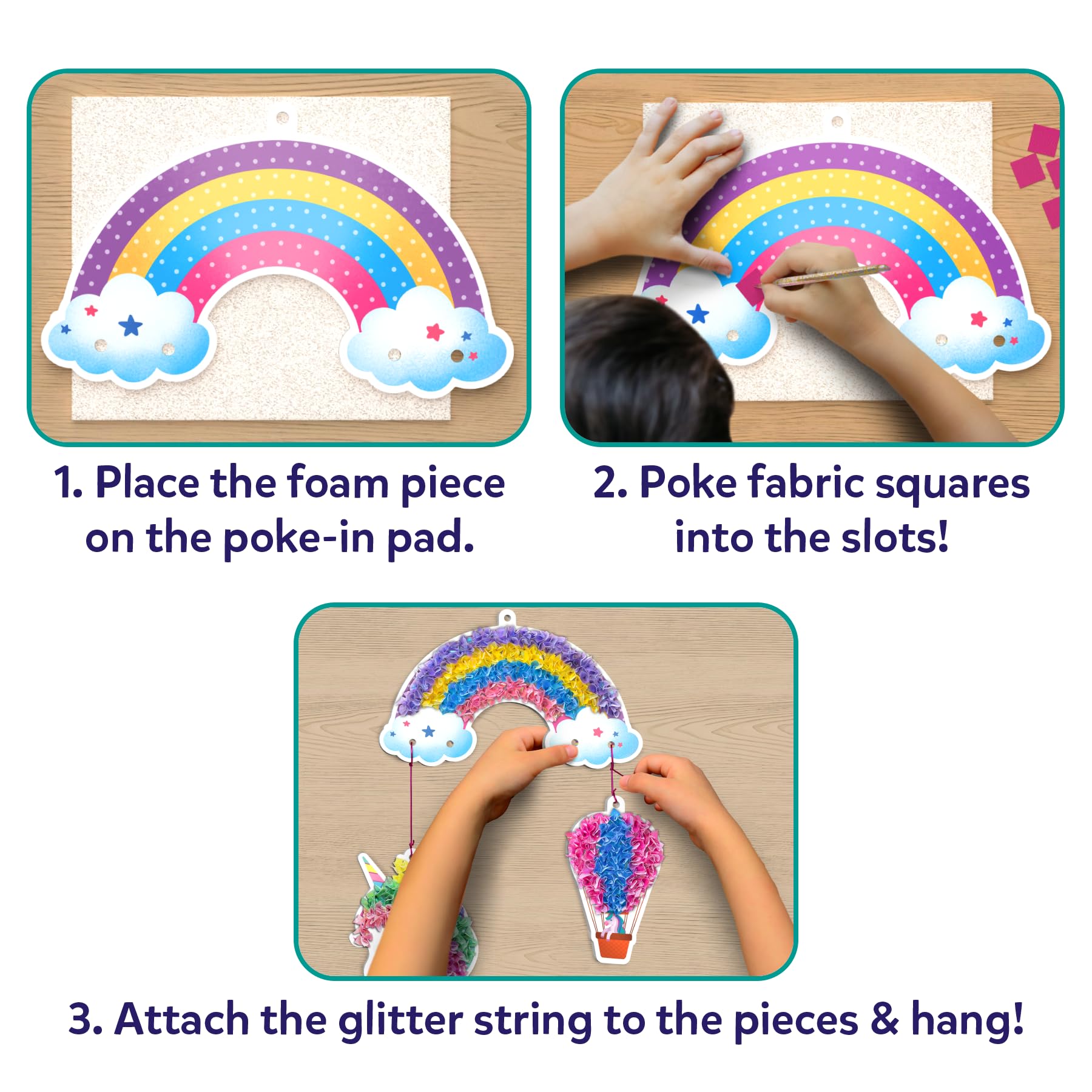 Skillmatics Poke-in Art Unicorn Craft Kit - Mess-Free Fun! -5