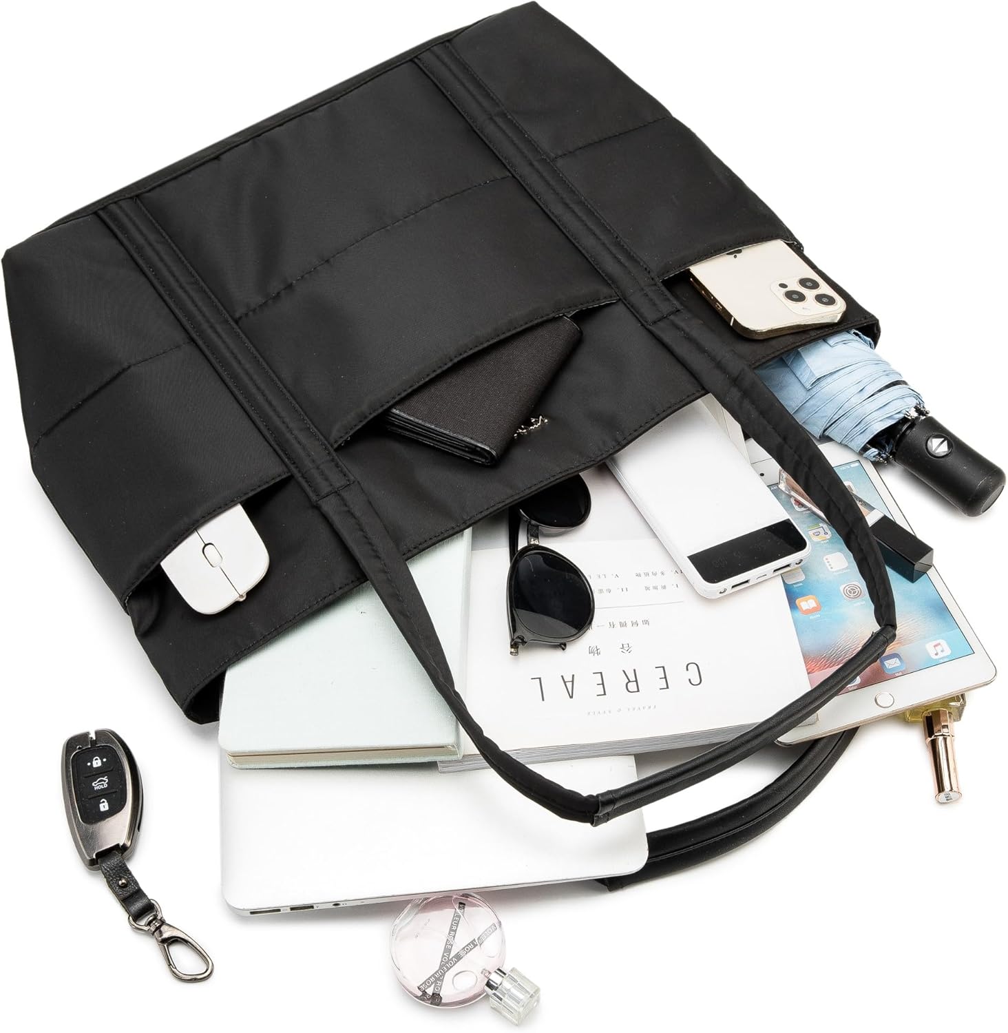 Kinmac Women's Laptop Tote Bag Top Handle Handbag Work Bag for Laptop Computer Up to 15.6 inch
