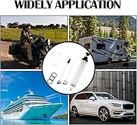 Vista 4 de Extractor de fluidos Jeringa de aceite multiusos con 500 CC, bomba de succión de aceite con manguera de goma larga, bomba de jeringa de fluido