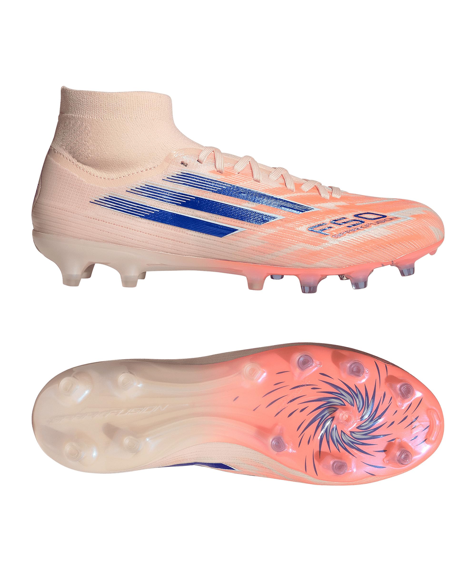 adidas Performance F50 Sparkfusion Pro Mid FG/AG Coral Blaze Donna
