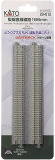 Kato USA Inc. N 7-5/16 Double Track Straight Concrete Ties 2 KAT20012 N Track