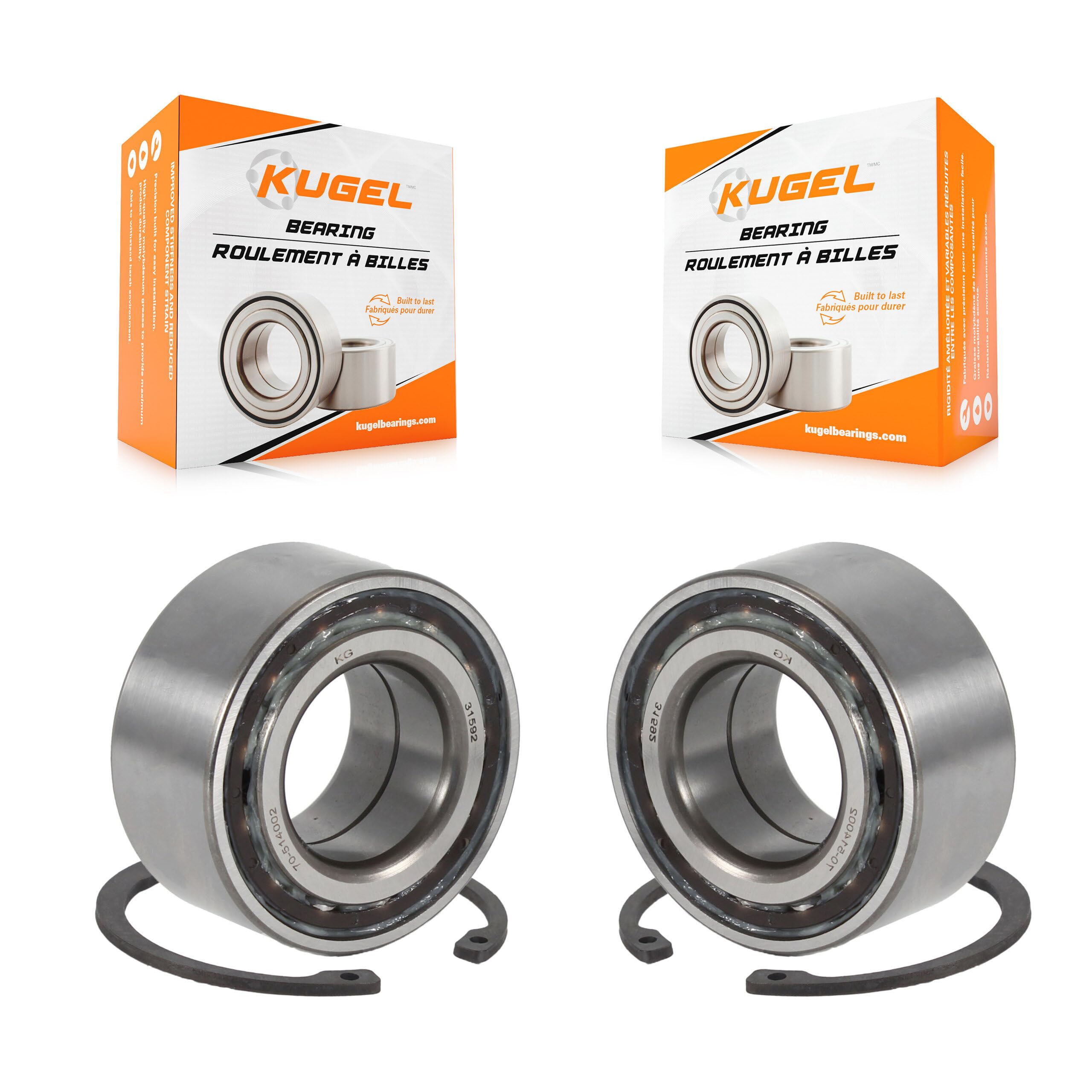 Front Wheel Bearing Set For Nissan 200SX NX Toyota Camry RAV4 - Foto 3