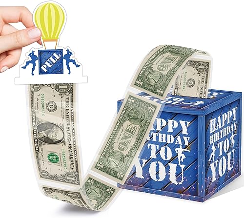 Miniatura 8 de Caja de dinero de cumpleaños para regalo en efectivo, caja de dinero para regalo en efectivo, caja de dinero para regalo en efectivo, tarjeta de