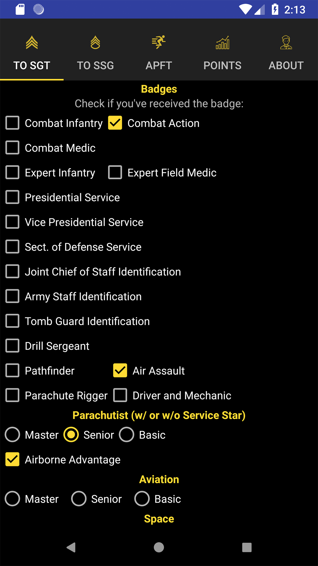 Army Promotion Point Calculator App on Amazon Appstore