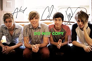 5 Five Seconds Of Summer full band reprint 12x18 signed poster/photo #2 RP - coolthings.us