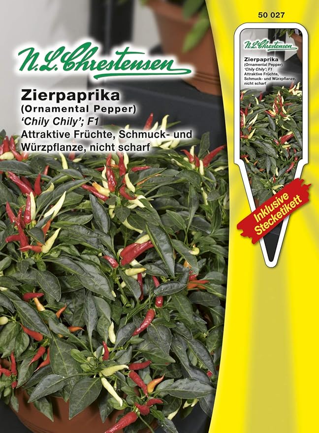 N.L. Chrestensen 50027 Zierpaprika Chilly Chili F1 (Zierpaprikasamen ...