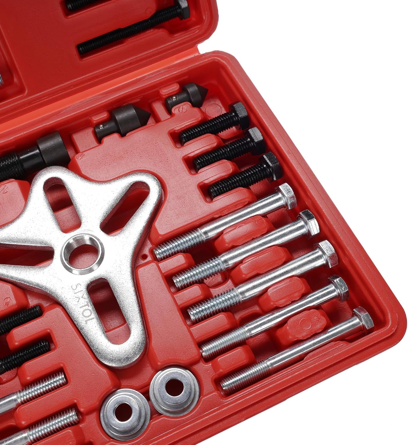 Mechanic Puller Set 8, Steering Wheel and Crankshaft Puller Set, 46-Piece