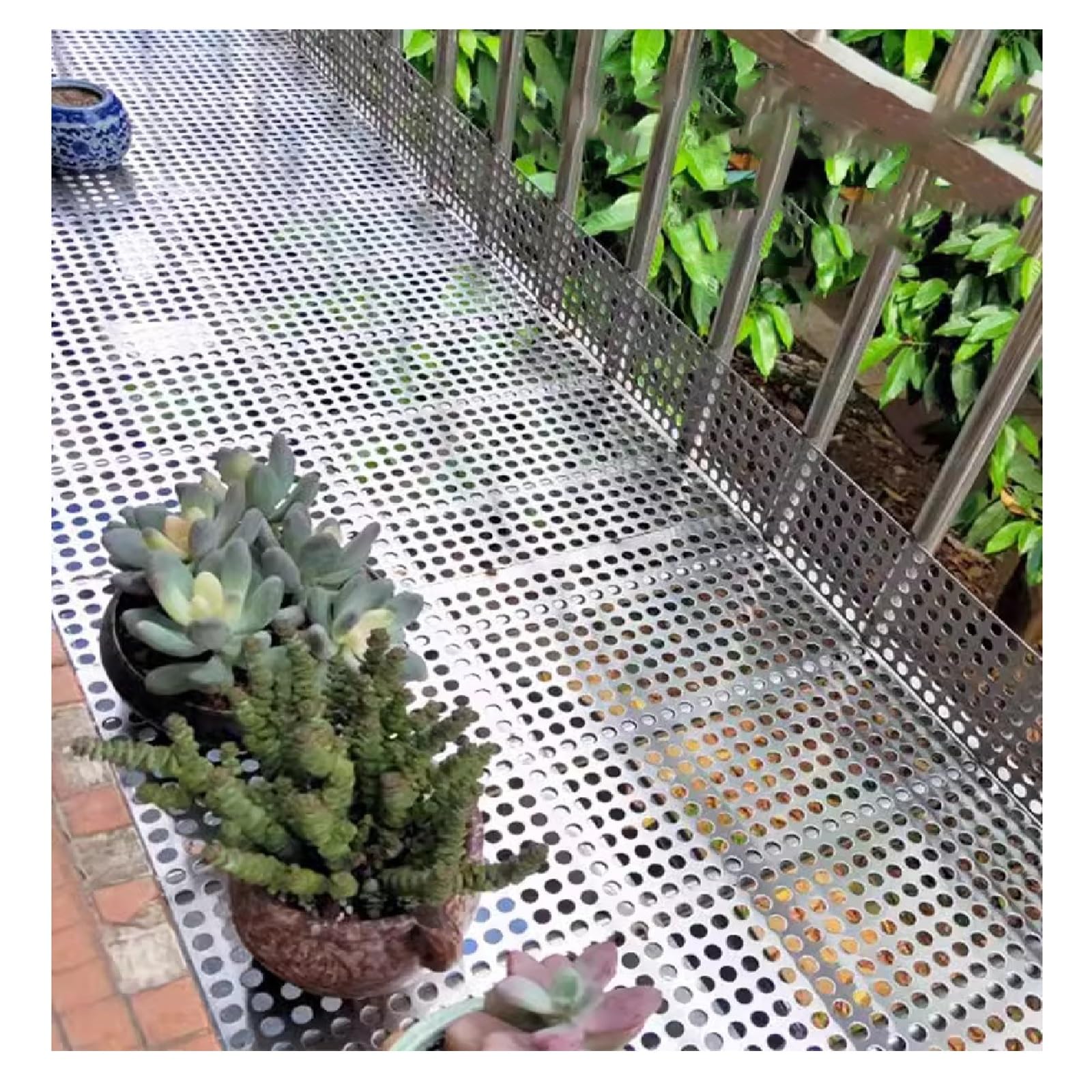 Lámina perforada de acero inoxidable 304 y malla metálica para ventanas