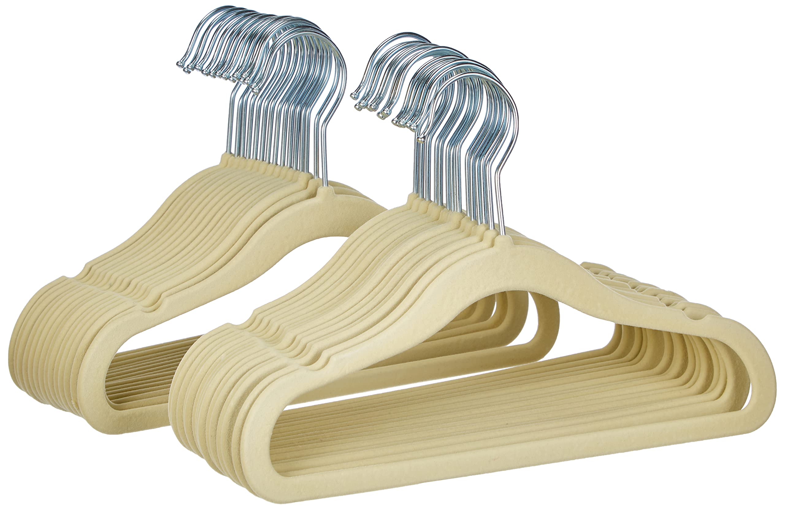 Amazon Basics Kids Velvet, NonSlip Clothes Hangers, Beige Pack of 30 Buy Online in India at