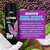 Lynx XL Excite Body Spray Deodorant for Men 200ml Pack of 6, 48H Odour Protection Bodyspray Aerosol, High Definition Masculine Fragrance, Lynx Deodorant Mens Everyday Freshness
