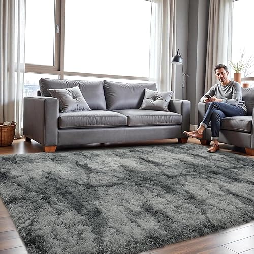 Vista 25 de JUNOVO - Alfombras de área ultra suaves de 3 x 5 pies, alfombras esponjosas para dormitorio, niños, niñas, bebés, sala de estar, suelo, cuarto