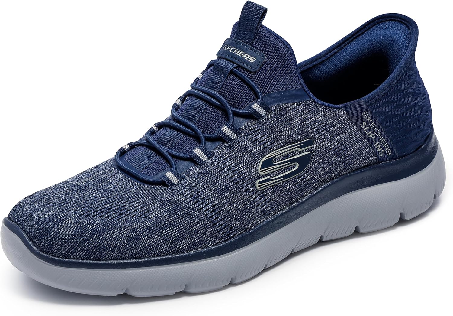 Zapatilla Skechers Summits Key Pace para hombre, color Azul marino