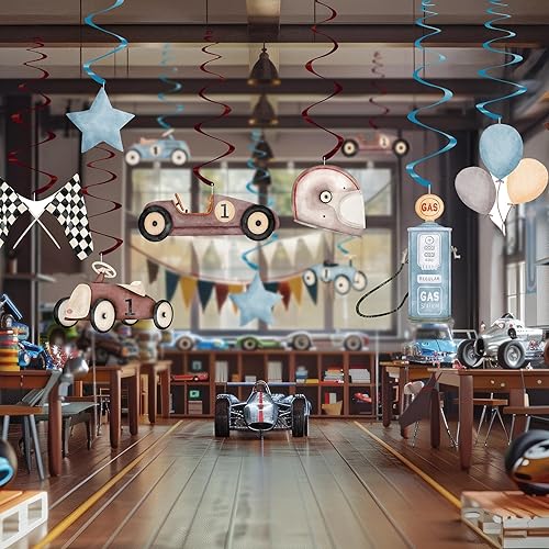 Miniatura 20 de Paquete de 40 decoraciones colgantes de discoteca – Decoraciones retro de cumpleaños de baile para niñas, suministros de fiesta de discoteca y