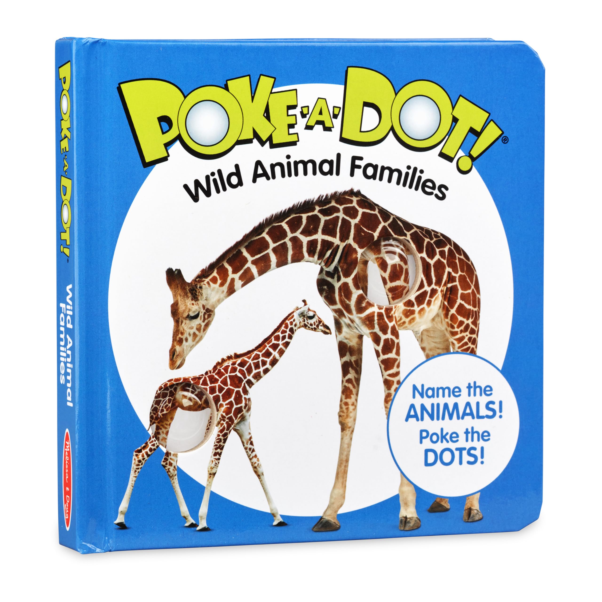 Melissa & Doug Poke-a-Dot Wild Animal Families | Activity Books - Books | 3+ | Gift for Boy or Girl
