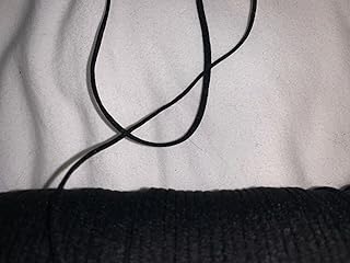 20 Yards D20B Black Flat Mask Elastic 1/8