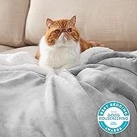 Vista 37 de Bedsure Manta de tamaño King de vellón sherpa para la cama, gruesa y cálida para el invierno, suave y mullida, grande, color lino, 108 x 90 pulgadas