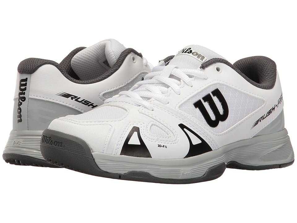 

Wilson Kids Jr Rush Pro 2.5 (Little Kid/Big Kid) (White/Pearl Blue) Kids Shoes