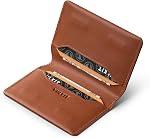 VULKIT Slim Minimalist Card Holder RFID Blocking Leather Credit Card Holder Front Pocket Wallet Magnetic Closure