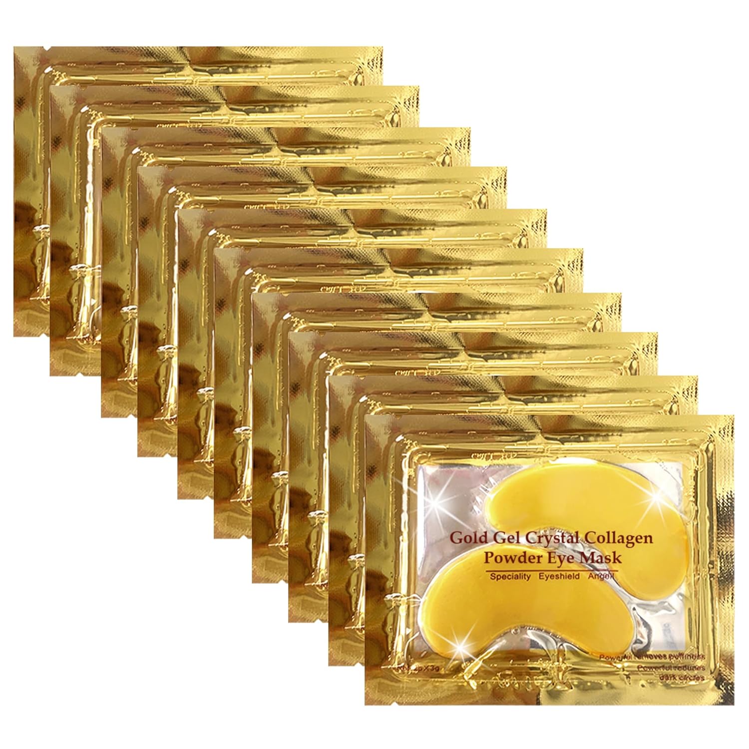 Jakuva 30 Pairs Eye Patches Under Eye Patches for Dark Circles and Puffy Eyes Reduce Wrinkles Collagen Eye