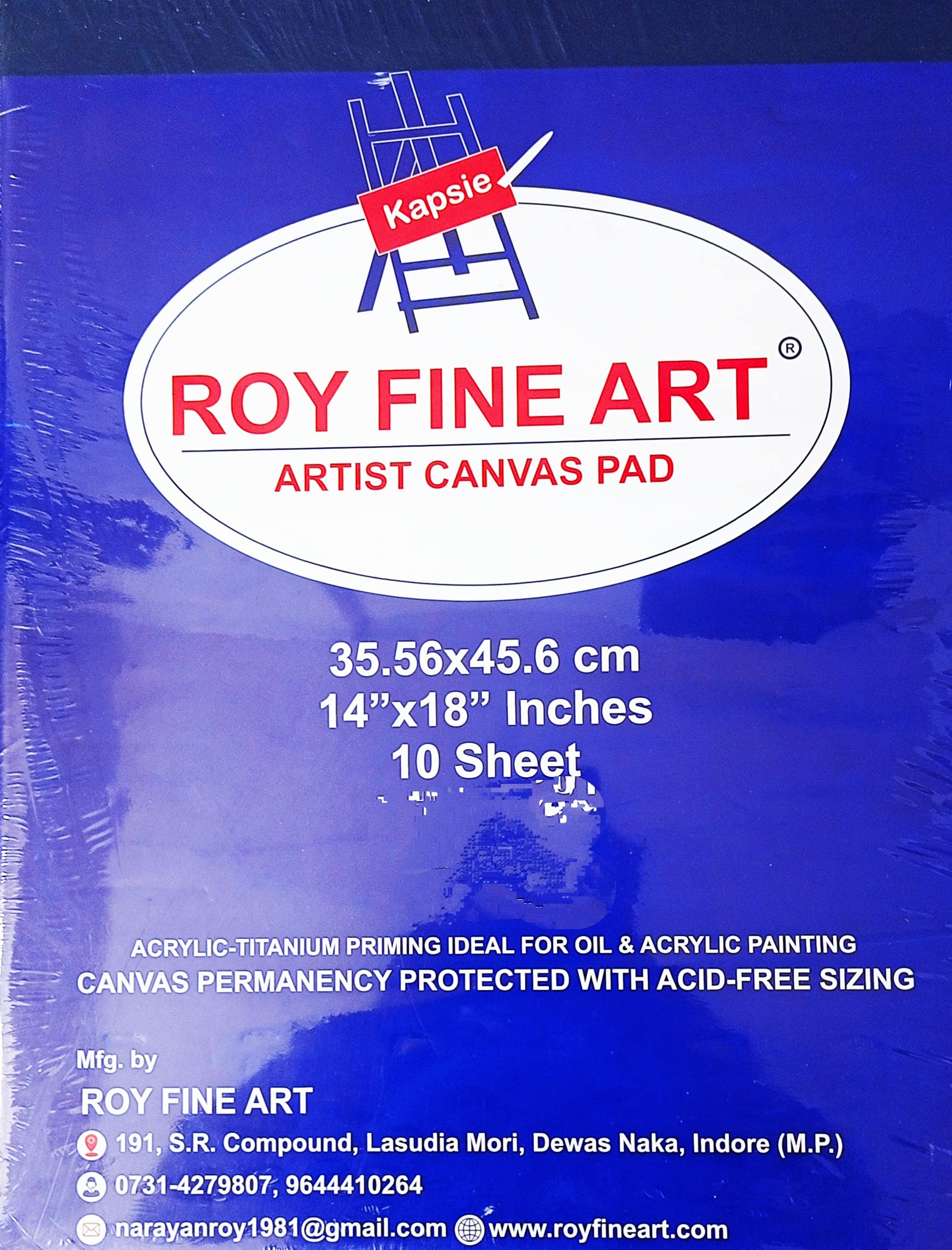 Worison Roy Fine Art 10oz Cotton Canvas Painting Pad Set 14 x 18 Inch 10 Sheets-picture-30